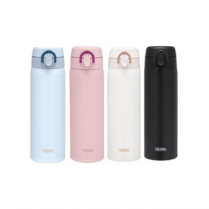 【THERMOS 膳魔師】漸層 超輕量不鏽鋼彈蓋保溫瓶0.5L(JNL-500/JALC-500)