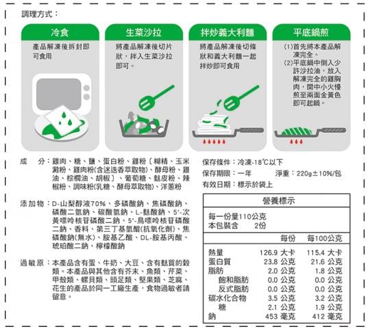 【卜蜂】經典佐義式嫩雞胸肉