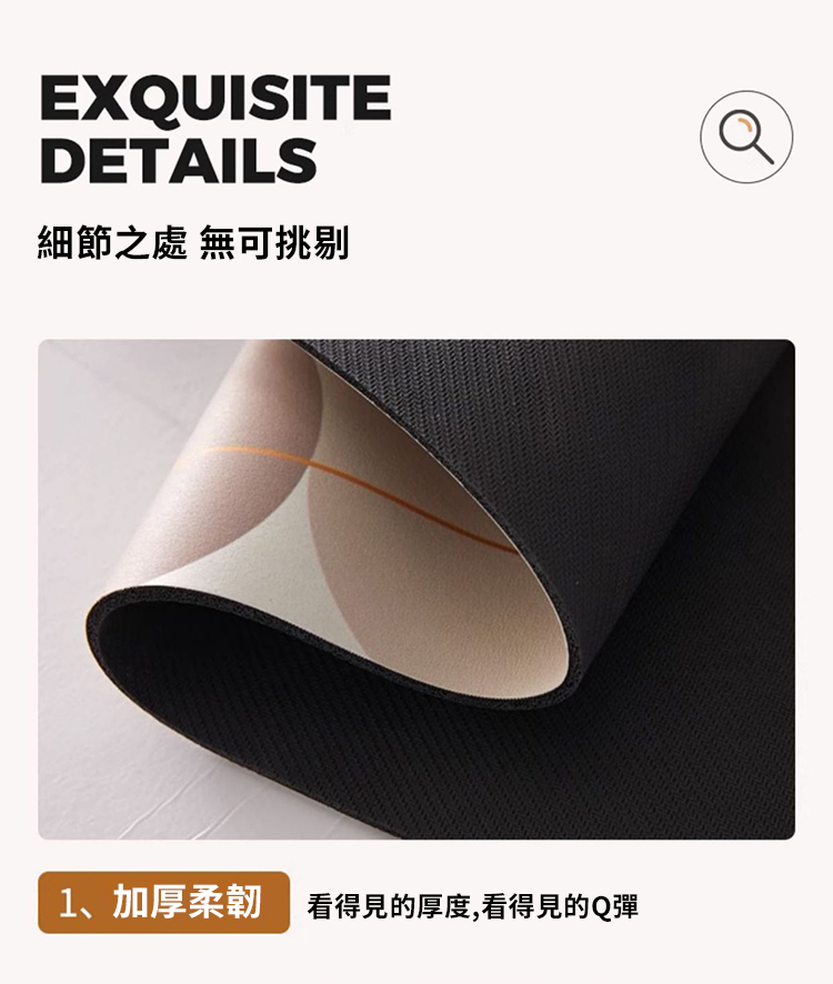 線條大地風浴室防滑矽藻土速乾地墊 (A款+B款)