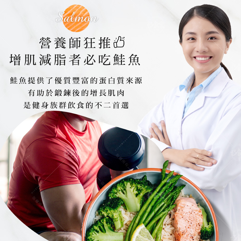 【巧食家】嚴選智利厚切鮭魚片300g 鮭魚排 鮭魚肉 魚排 鮭魚輪切 厚切鮭魚