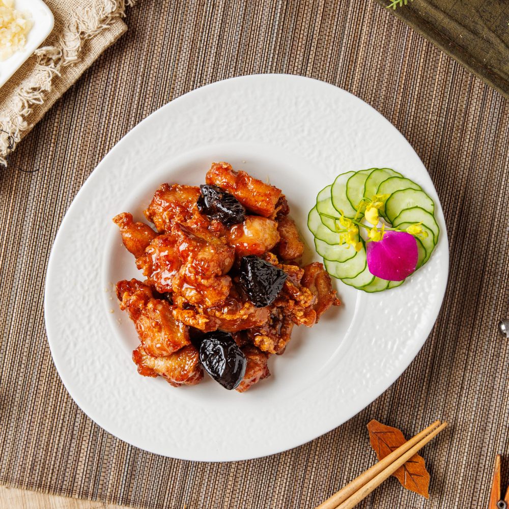 【彭園】譚府蜜棗將軍雞360g 年菜 調理包 桌菜 辦桌菜 梅醬雞肉 家常菜