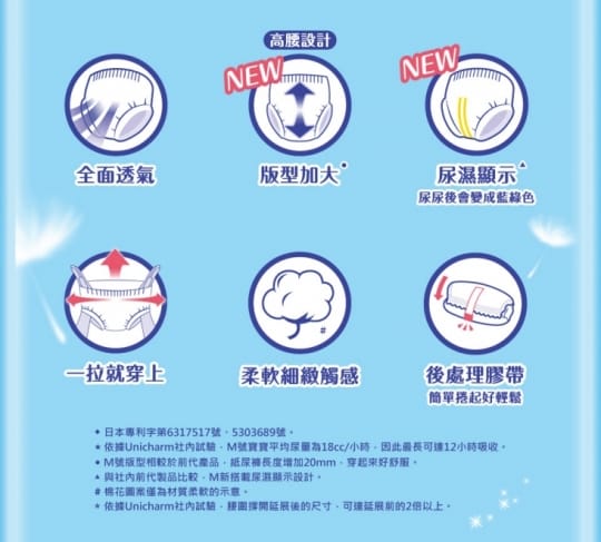 【滿意寶寶】瞬潔乾爽輕巧褲 M58片X3包(褲型)
