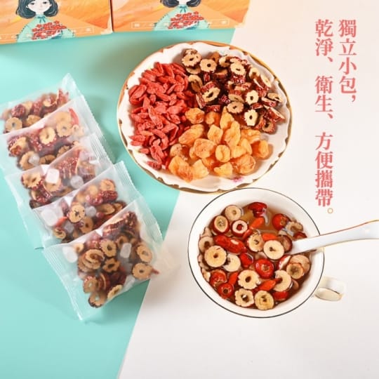 桂圓紅棗枸杞茶(20包1盒)