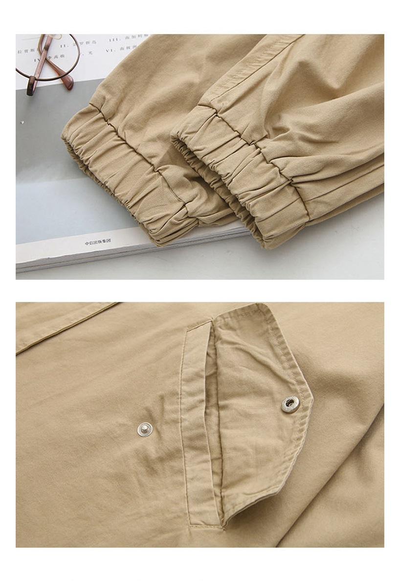韓版寬鬆修身立領拉繩風衣外套 兩色任選