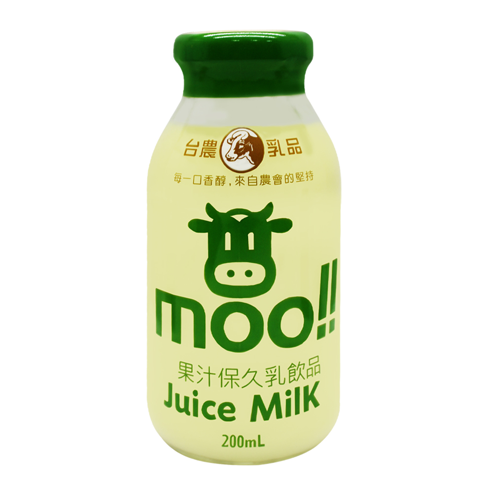 【台農乳品】moo!!保久乳飲品200ml-原味全脂/巧克力/麥芽/草莓/果汁