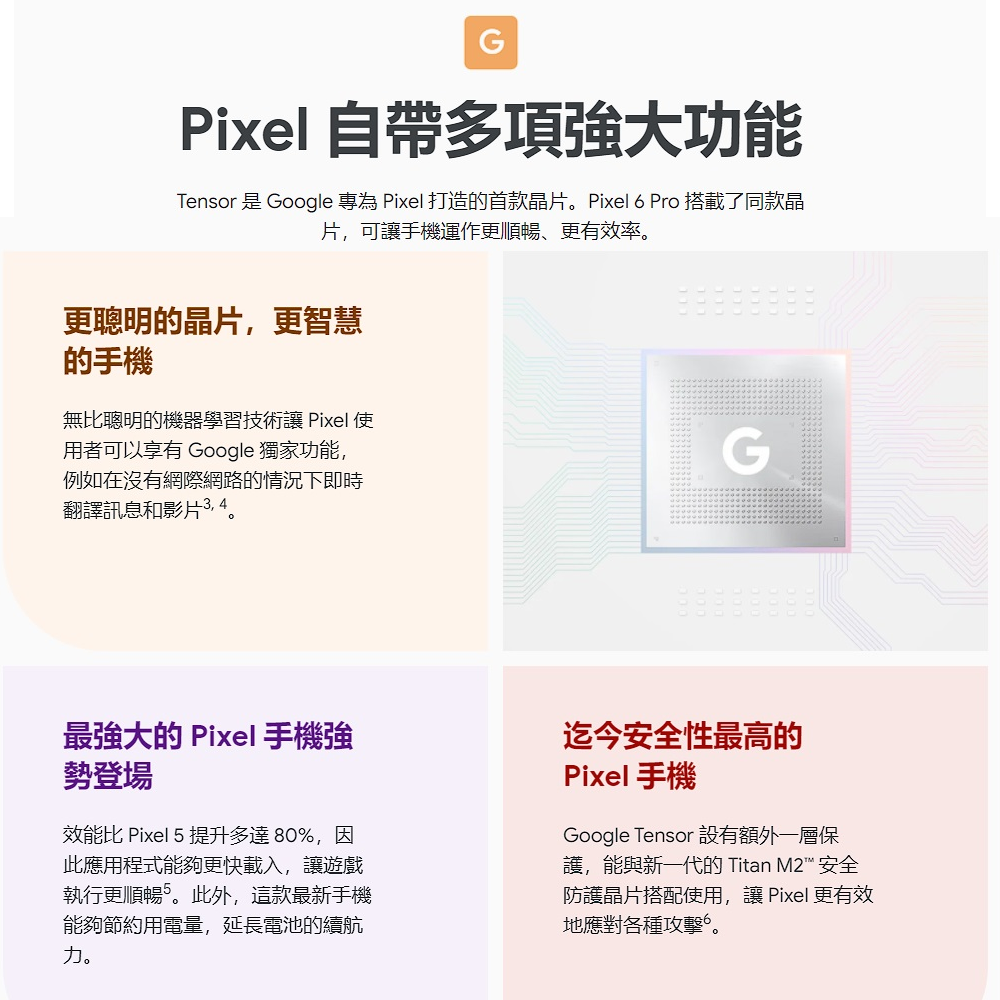 【Google】Pixel 6 (8G/256G) 智慧手機