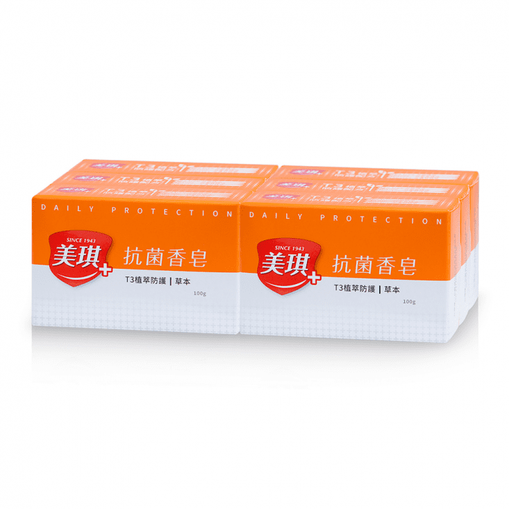  【美琪】抗菌香皂 100g X6塊 任選(白麝香/草本/茶樹)
