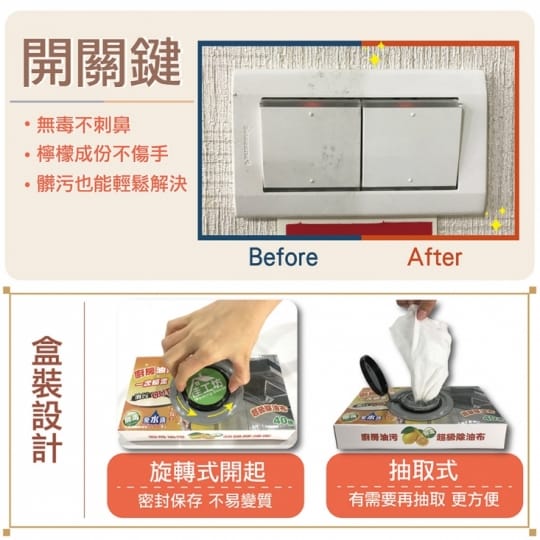 廚房油污清潔除油布