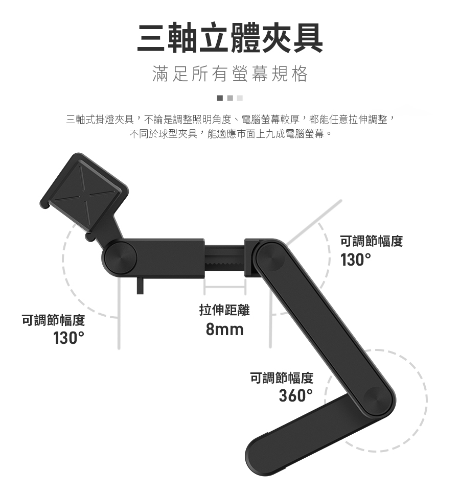 【Muigic沐居】LED護眼觸控式螢幕掛燈