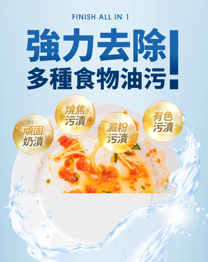 【finish亮碟】洗碗機專用全效合一洗碗塊(100顆/包)