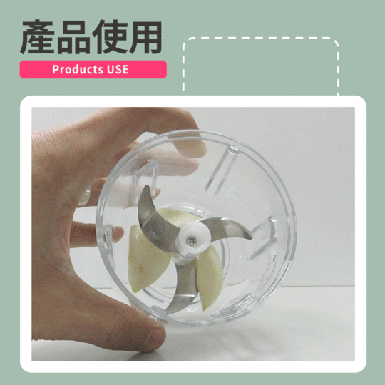【HANLIN】新 3 刀不鏽鋼電動蒜蓉機(SR3)