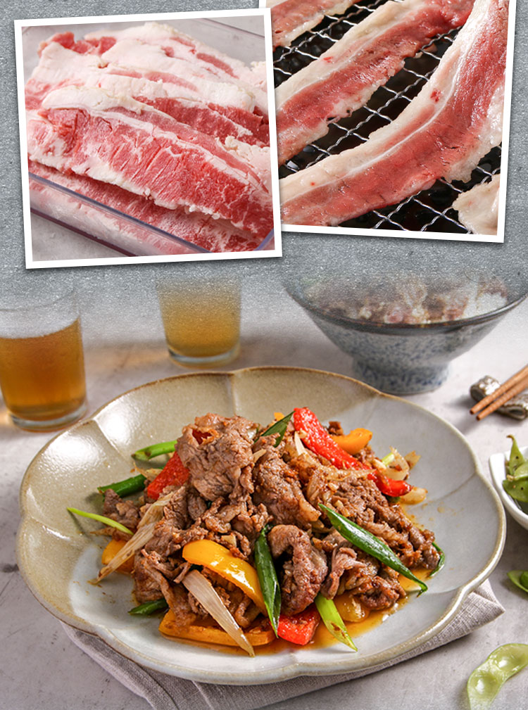 【享吃肉肉】美國特選牛五花肉片(150g/包) 火鍋肉片 五花肉 牛五花 牛肉片