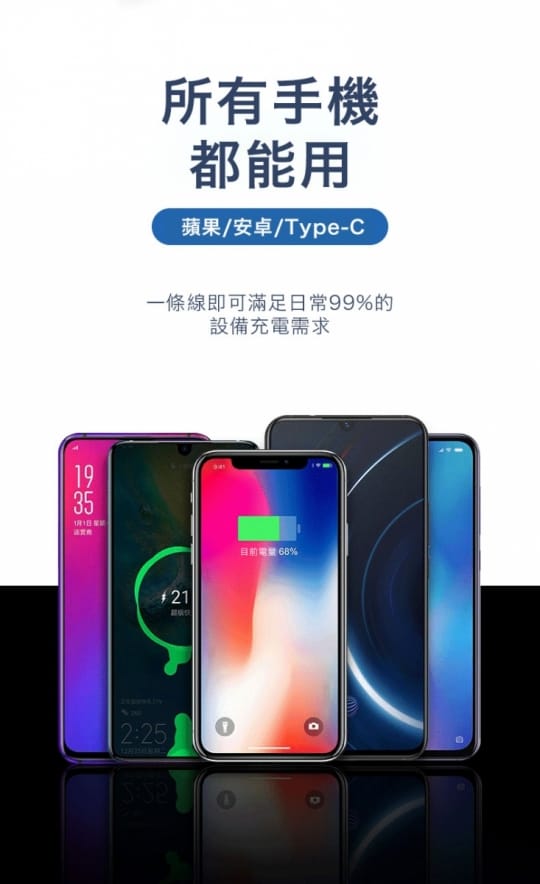 進化版鋅合金三合一手機快充傳輸線