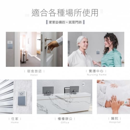 HANLIN-DRSOS 遠距無線門鈴求救鈴 (免裝電池)按鈕防雨