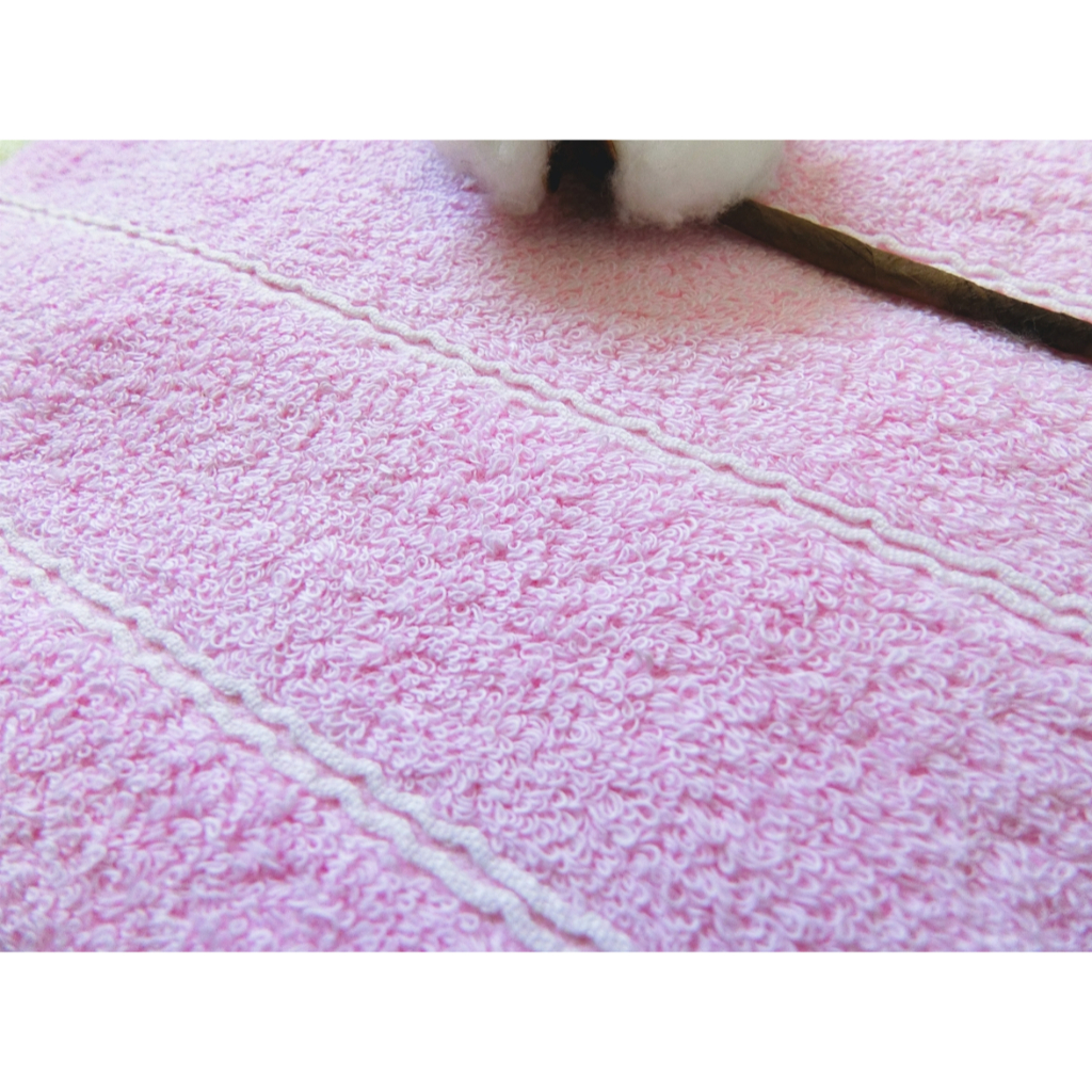 【凱美棉業】MIT台灣製淡雅素色條紋浴巾 頂級12兩超厚實 純棉緞檔設計