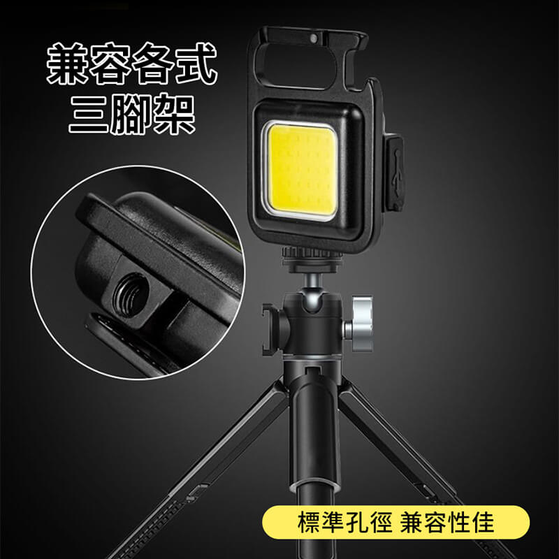 防水便攜式鑰匙扣工作燈(COB工作燈)