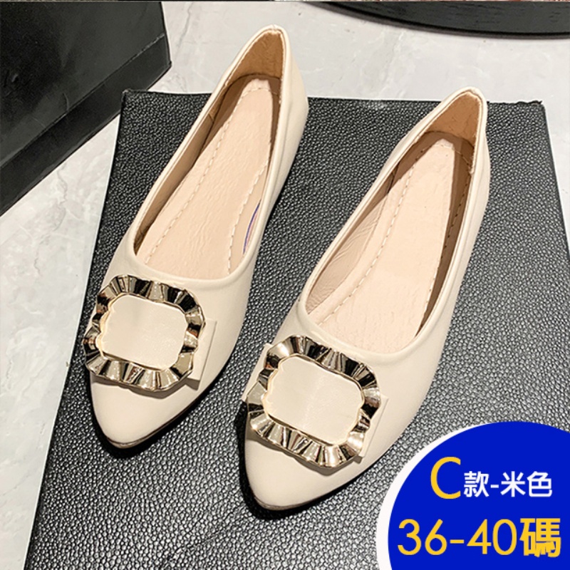 韓系休閒淑女百搭舒適好走娃娃鞋 通勤鞋 多款任選 懶人鞋 樂福鞋 平底鞋