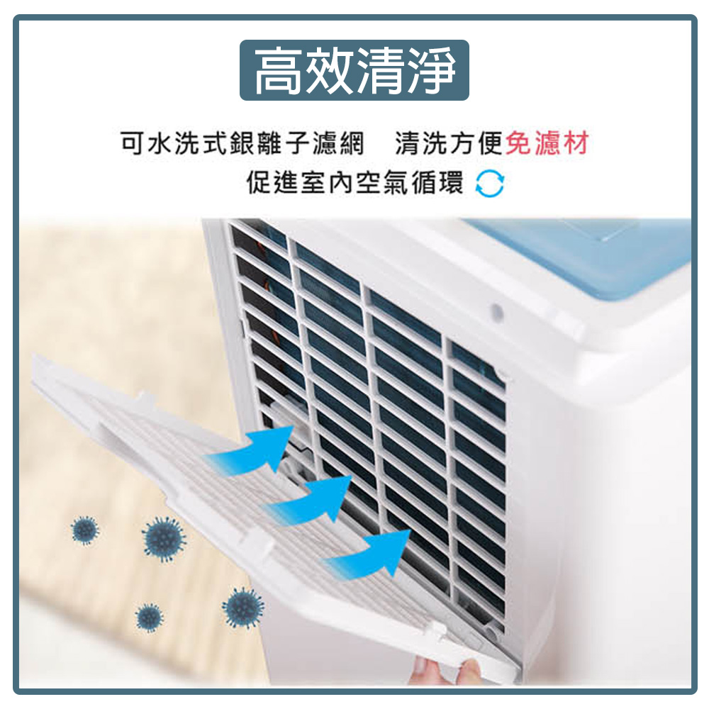 Kolin歌林 智慧節能一級能效27公升銀離子抗菌強力除濕機 KJ-A2711B