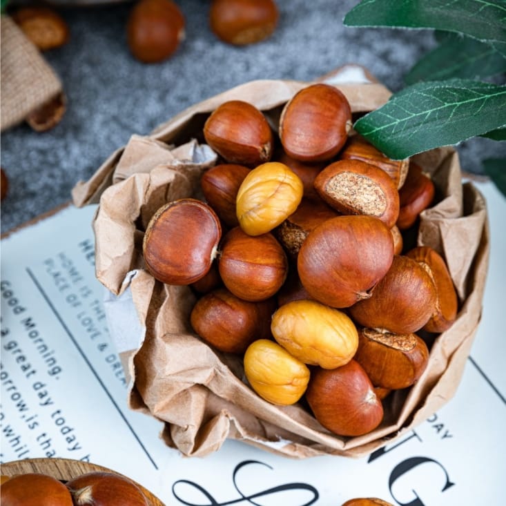 【蒸享食】老農甘栗仁隨手包30g 拆封即食 免剝殼