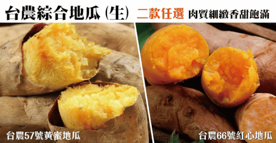 台農57號黃金地瓜紅地瓜