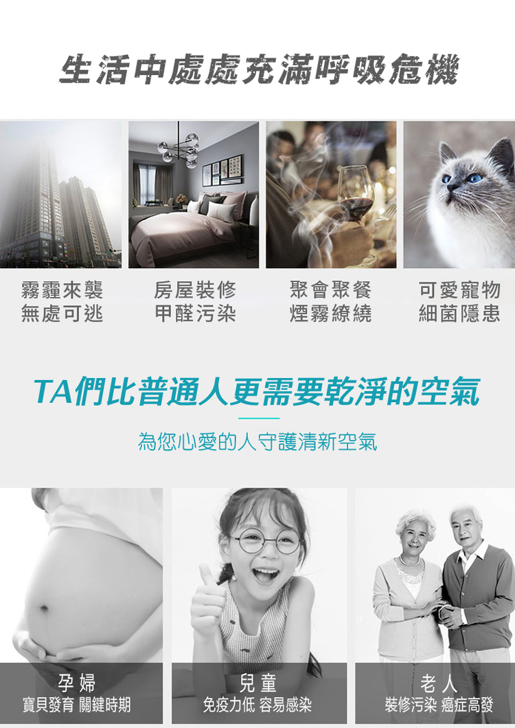       【CS22】迷你負離子空氣淨化器(插頭式)