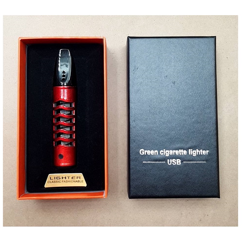 【CS22】USB打火機防風防灰環保菸套(點菸器)