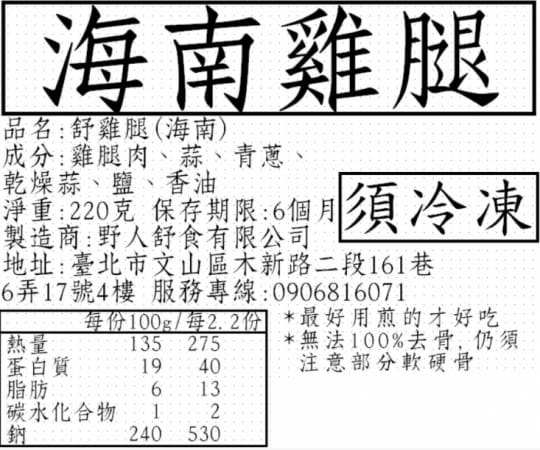 【野人舒食】舒肥法即食嫩雞腿大份量
