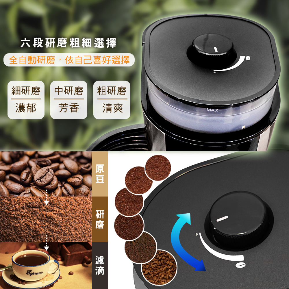 (福利品)【義大利Giaretti珈樂堤】全自動研磨咖啡機 GL-918
