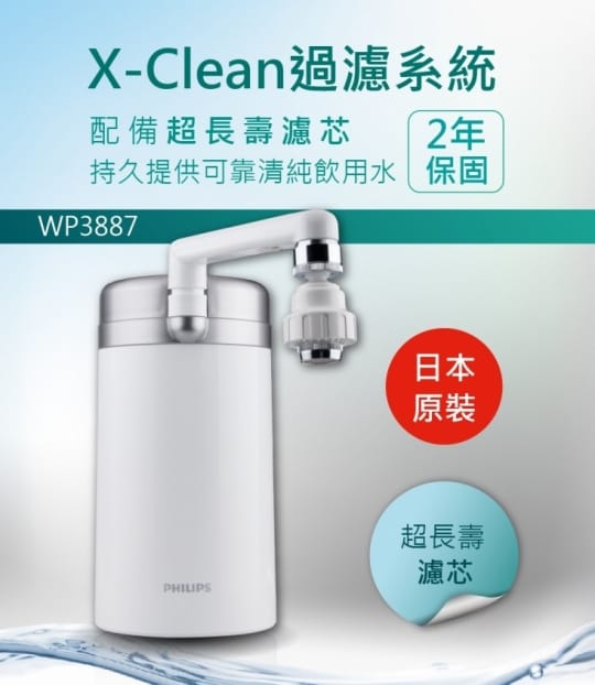 【Philips 飛利浦】飛利浦超濾複合濾芯(WP3983)