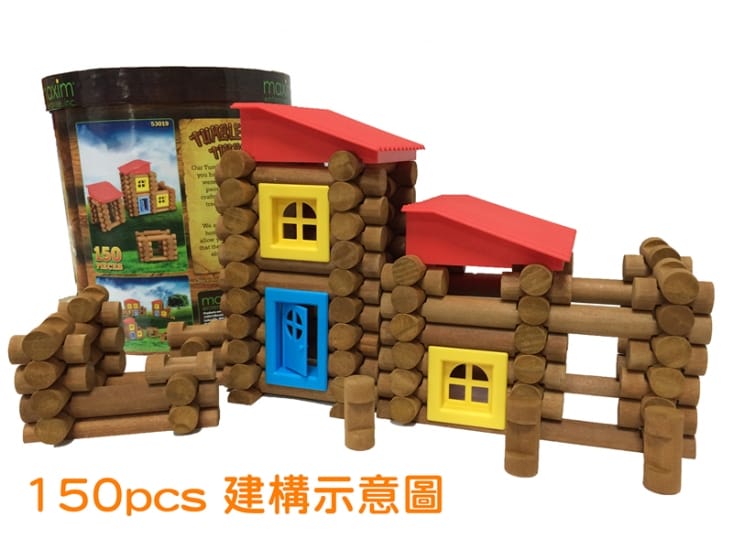 創意安全建築積木豪華桶 兒童玩具