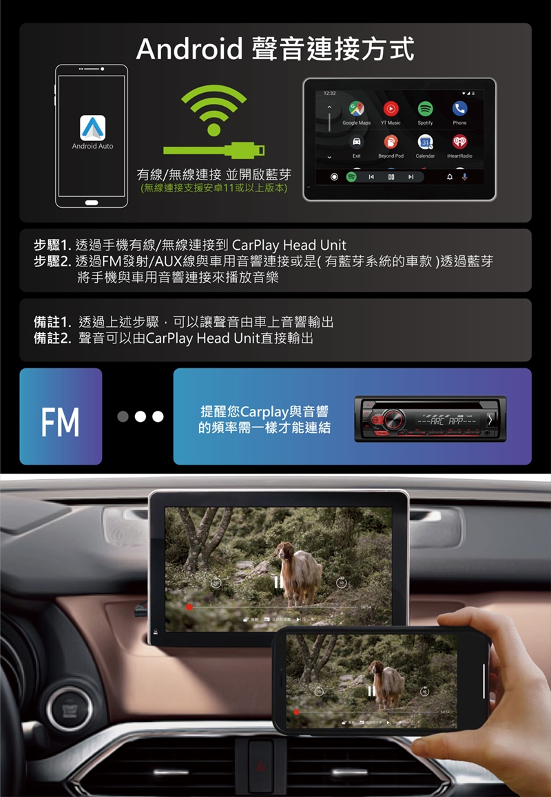 【CarPlay】全無線車用導航