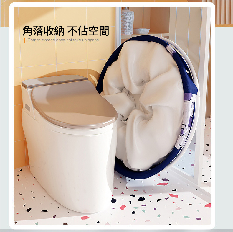 第三代80公分免安裝加厚摺疊泡澡桶