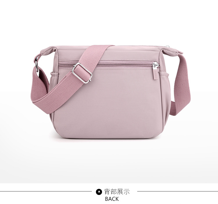 日系大容量輕量防潑水多格層耐磨水餃包 斜背包 肩背包 旅行包 6色可選