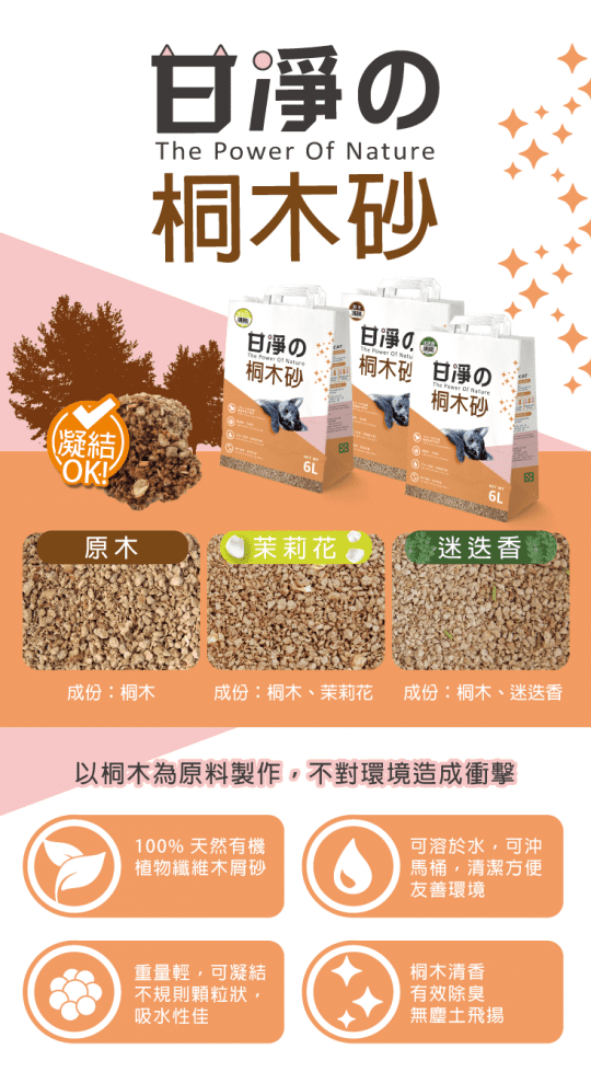 【甘淨】水晶貓砂-無香味