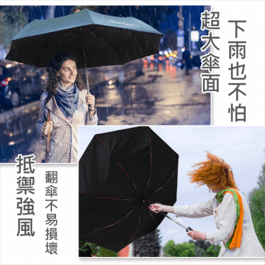 降溫抗風自動開收傘