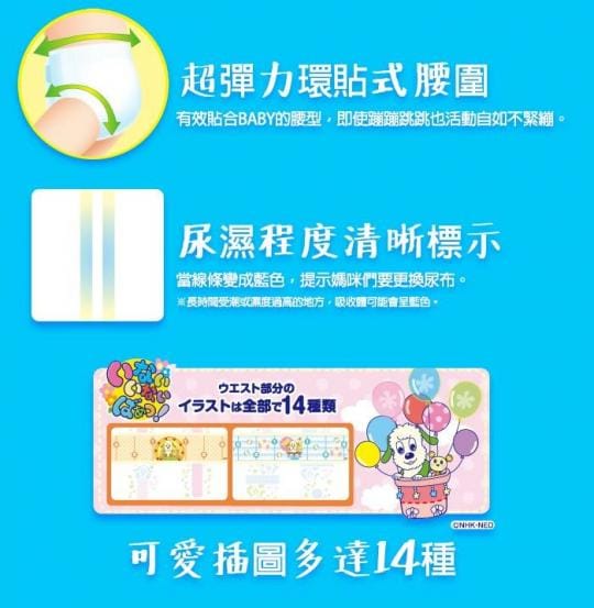 【日本大王GOO.N】境內版透氣舒柔黏貼型紙尿布