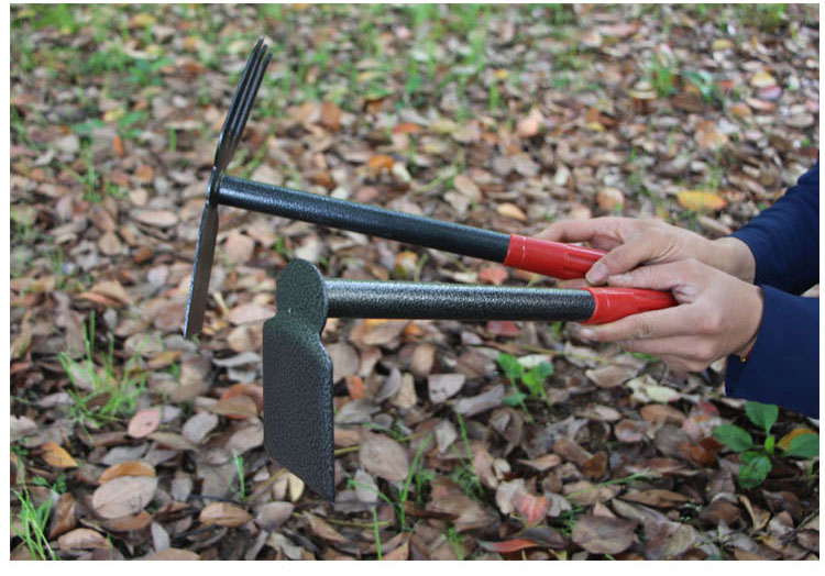 家用園藝錳鋼鍛造兩用鋤耙