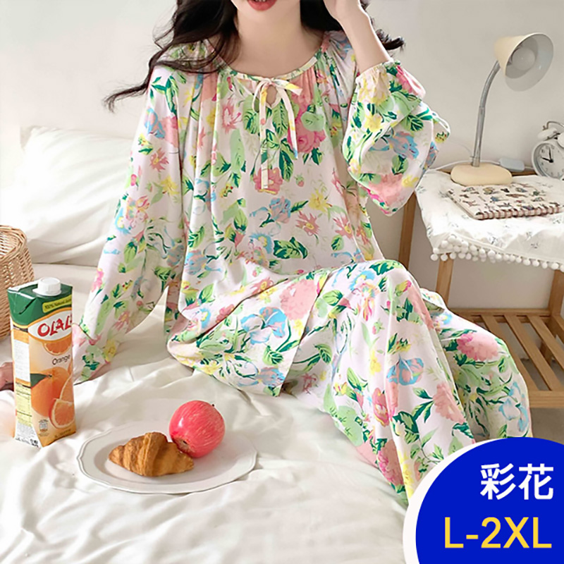 韓國專櫃長袖棉稠套裝 加厚家居服 輕奢小香風 (多款任選)