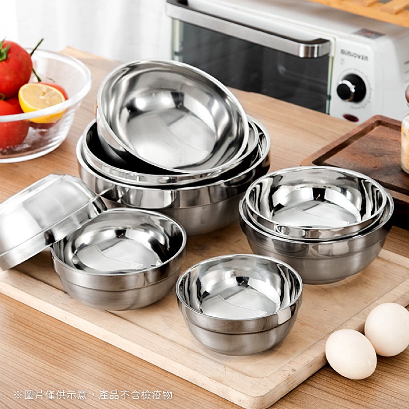 304雙層隔熱不鏽鋼碗(附筷子)