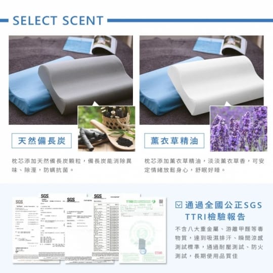 iHOMI涼感人體工學枕