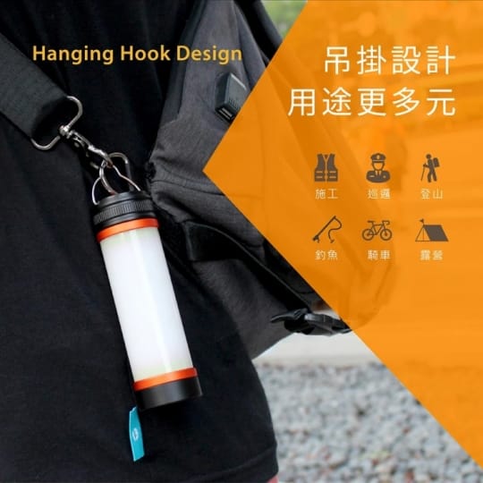 【RONEVER】PA-2835-6 戶外多功能手電筒2000mAh