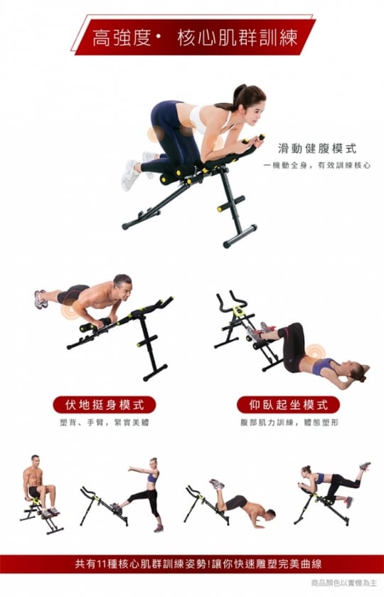 【JHT】11合一多功能塑身健腹機(LS-122)