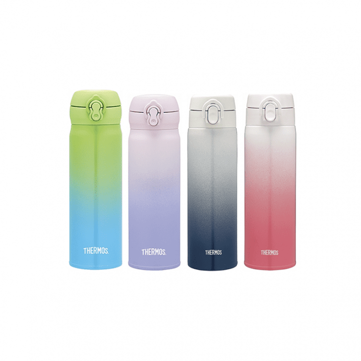 【THERMOS 膳魔師】漸層 超輕量不鏽鋼彈蓋保溫瓶0.5L(JNL-500/JALC-500)