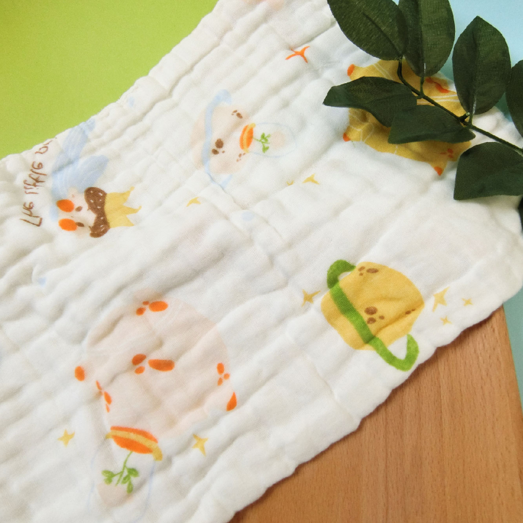 【凱美棉業】六層紗高密度超柔軟紗布童巾