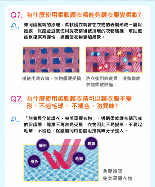 熊寶貝柔軟精補充包
