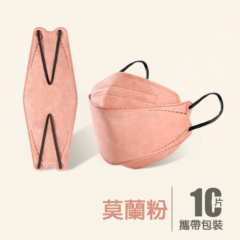 兒童韓版KF94立體防護口罩 兒童口罩 魚型口罩 6色任選 (10片/包)