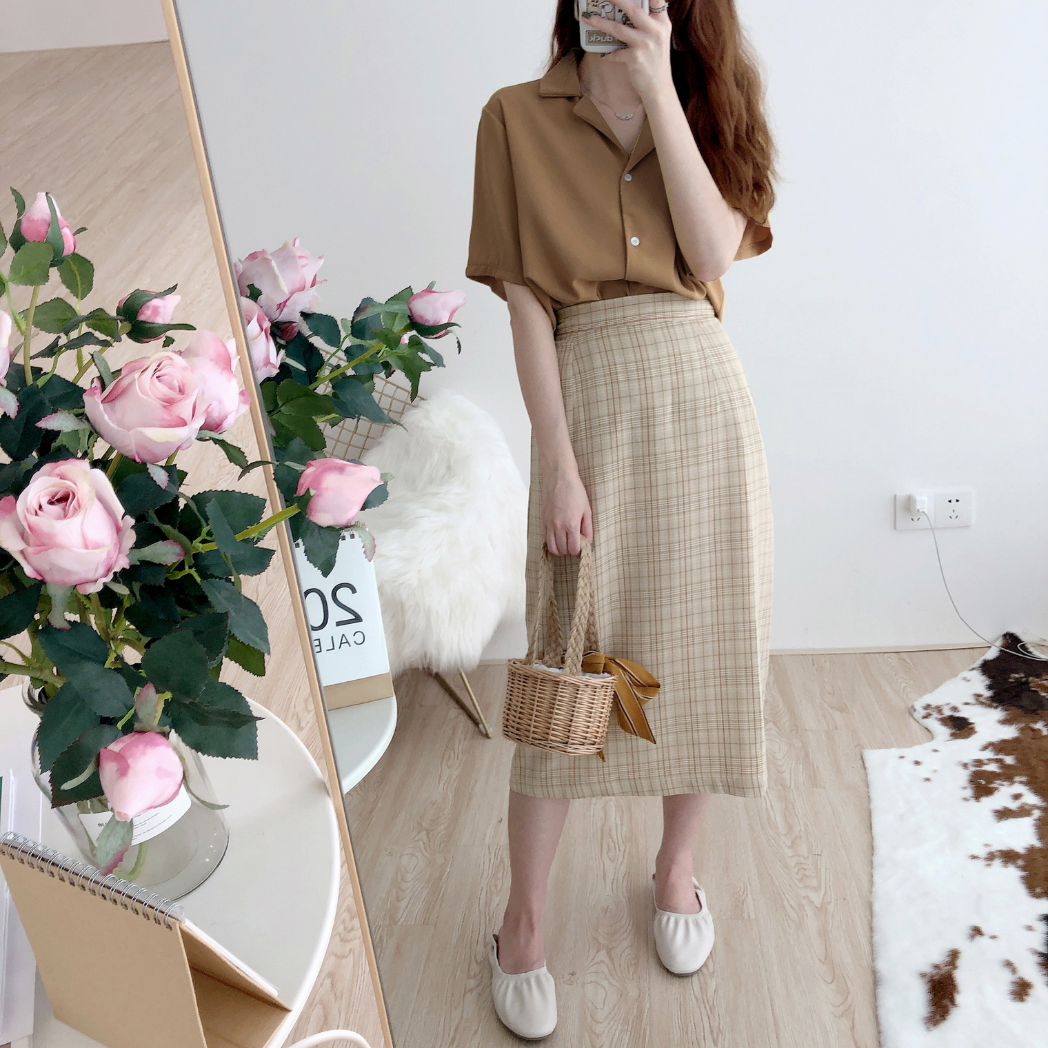 韓色系13色雪紡西裝領短袖襯衫 雪紡襯衫 雪紡上衣