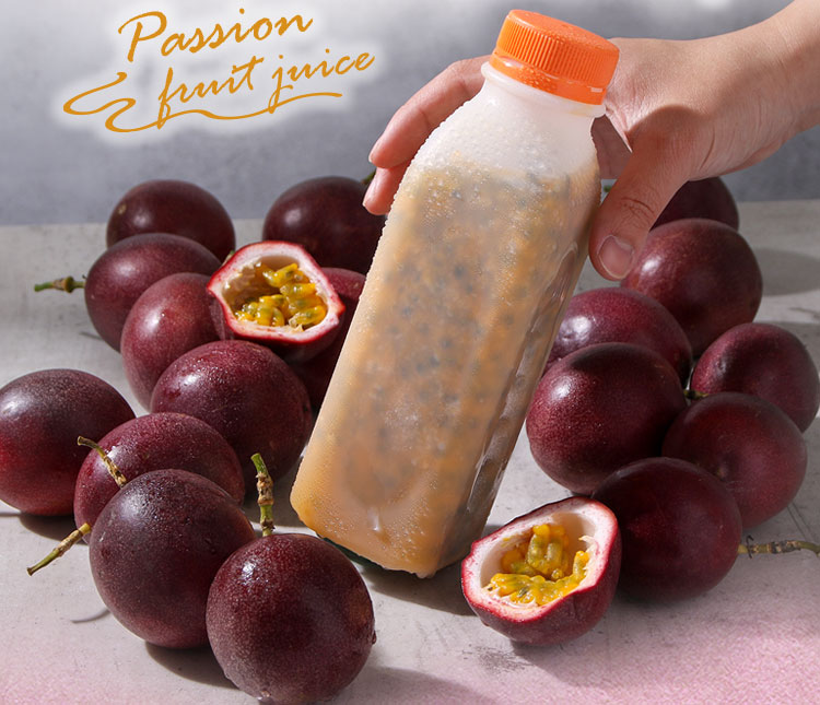 【享吃美味】鮮凍100%百香果原汁500ml 百香果汁 果汁 時鐘果