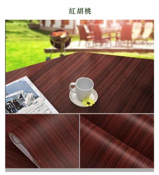 仿真木紋3D自黏壁紙壁貼