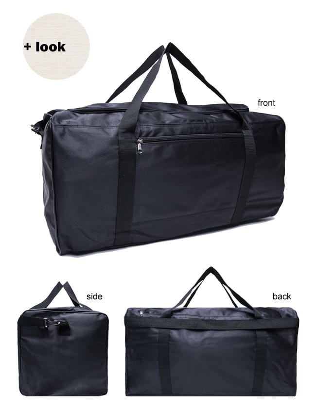【DF BAGSCHOOL】台製超大容量寬口多用途行李袋